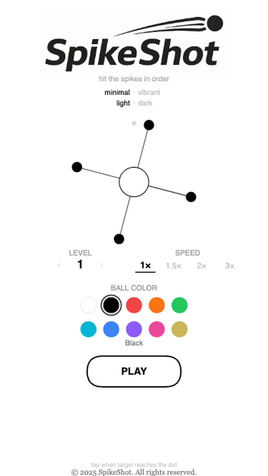 SpikeShot gameplay 1